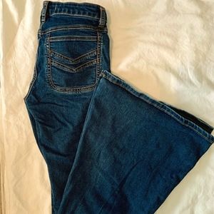 {FREE PEOPLE}pocket detail retro bellbottom jeans